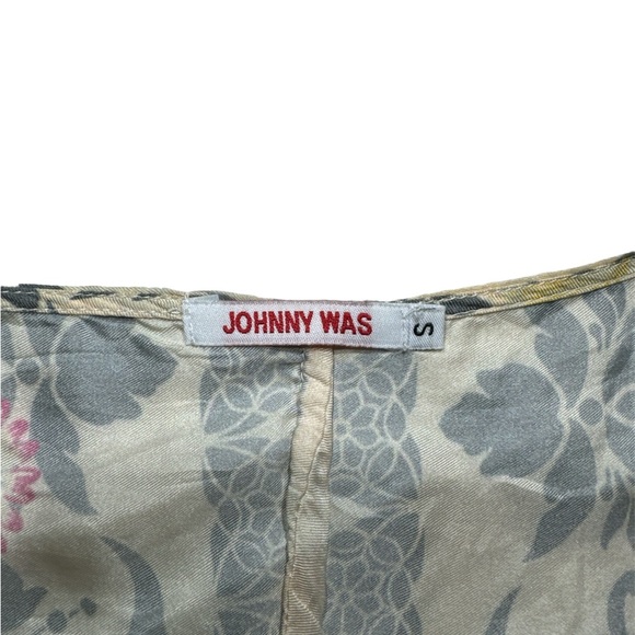 Johnny Was Silk Midi Dress - Picture 4 of 4